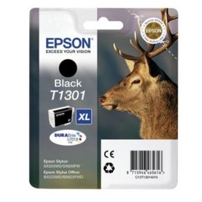Epson bläckpatron T1301 XL - C13T13014012 svart 26 ml, original