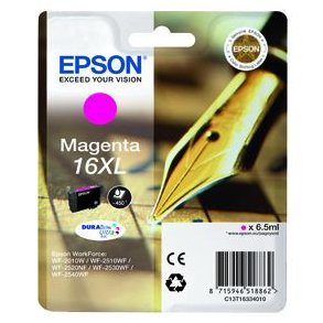 Epson bläckpatron T1633 - C13T18034012 magenta 6,5 ml, original
