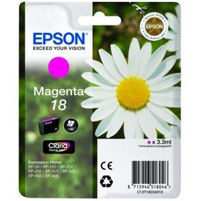 Epson bläckpatron T1803 - C13T18034012 magenta 3,3 ml, original
