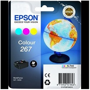 Epson bläckpatron 267 - C13T26704010 3-färg 5,95 ml, original