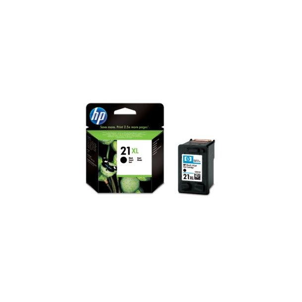 HP 21 XL BK -C9351CE svart blckpatron, Original