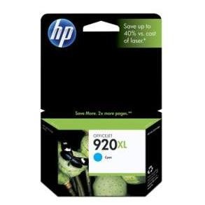 HP bläckpatron 920 XL - CD972AE cyan 14 ml, original