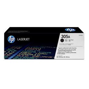 HP toner 305A - CE410A black 2200 pages, original