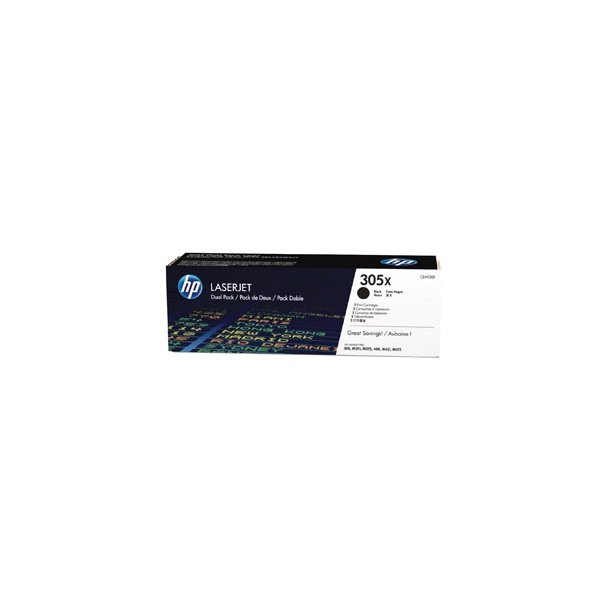 HP 305X Laser toner Combo Pack 2 pcs - Black CE410X Original - 8000 pages