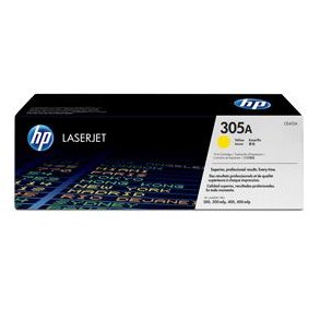 HP toner 305A - CE412A gul 2600 sider, original