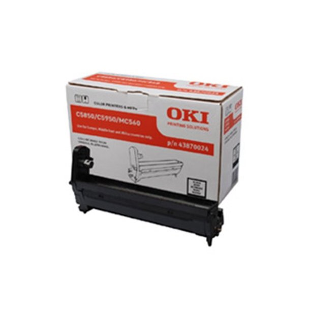OKI C5850/5950/MC560 BK (43870024) Drum, Svart, Original 20000 sidor