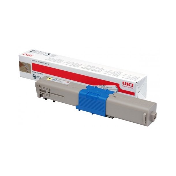 OKI C 310/330/500 Y lasertoner - 44469704 Original - Gul 2000 sider