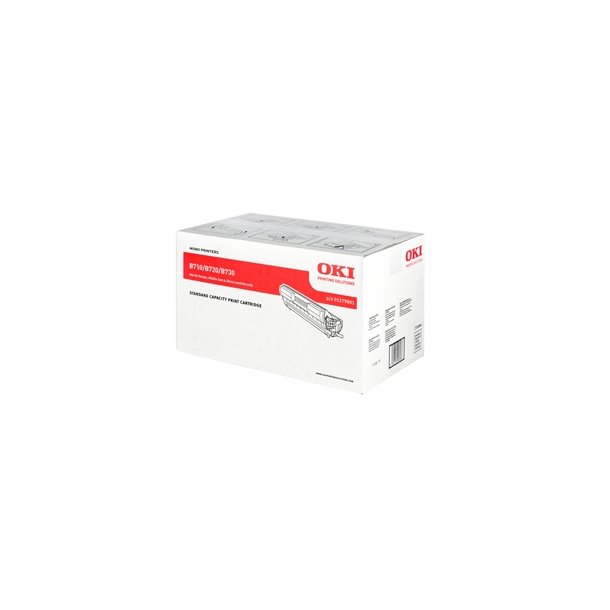 OKI B 710/720/730 BK lasertoner - 1279001 Original - Svart 15000 sider