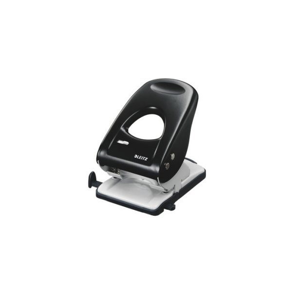 2-hole puncher Leitz 5138 - black, 40 sheet capacity