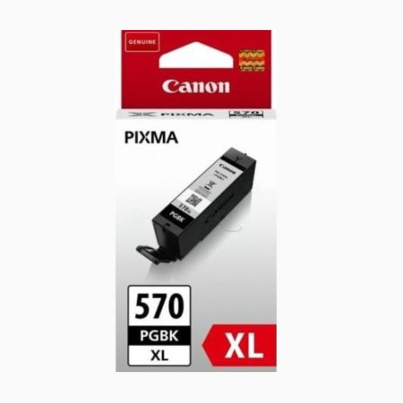 Køb Canon PGI 570 XL BK, sort blækpatron, Original - Pris 183.00 kr.
