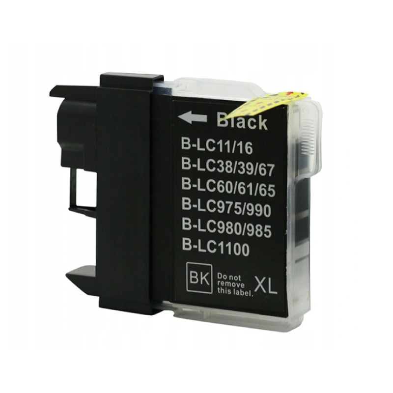 Køb Brother LC 985 BK, sort kompatibel blækpatron (25 ml) - Pris 49.00 kr.