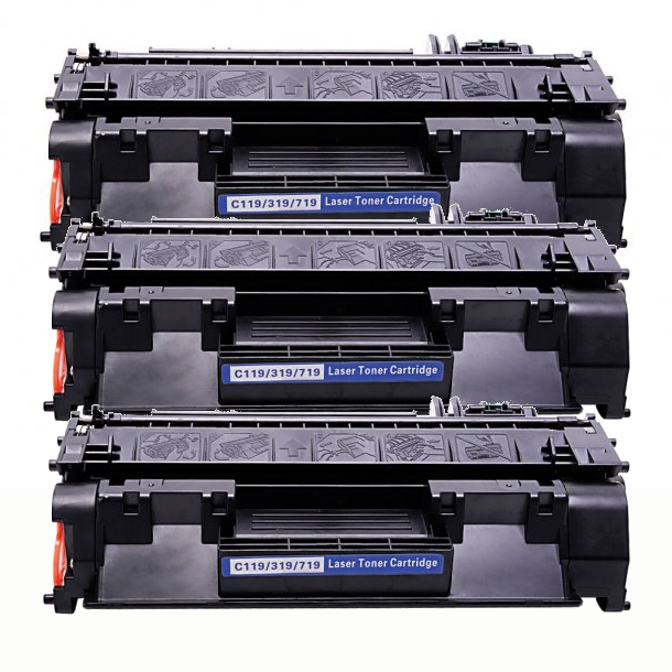 Canon CRG119II/319II/719H/519II BK Combo Pack 3 pcs Toner