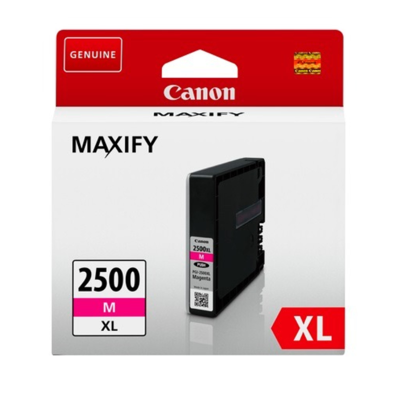 Køb Canon PGI 2500 XL M magenta Pigment blækpatron, Original 19 ml - Pris 239.00 kr.