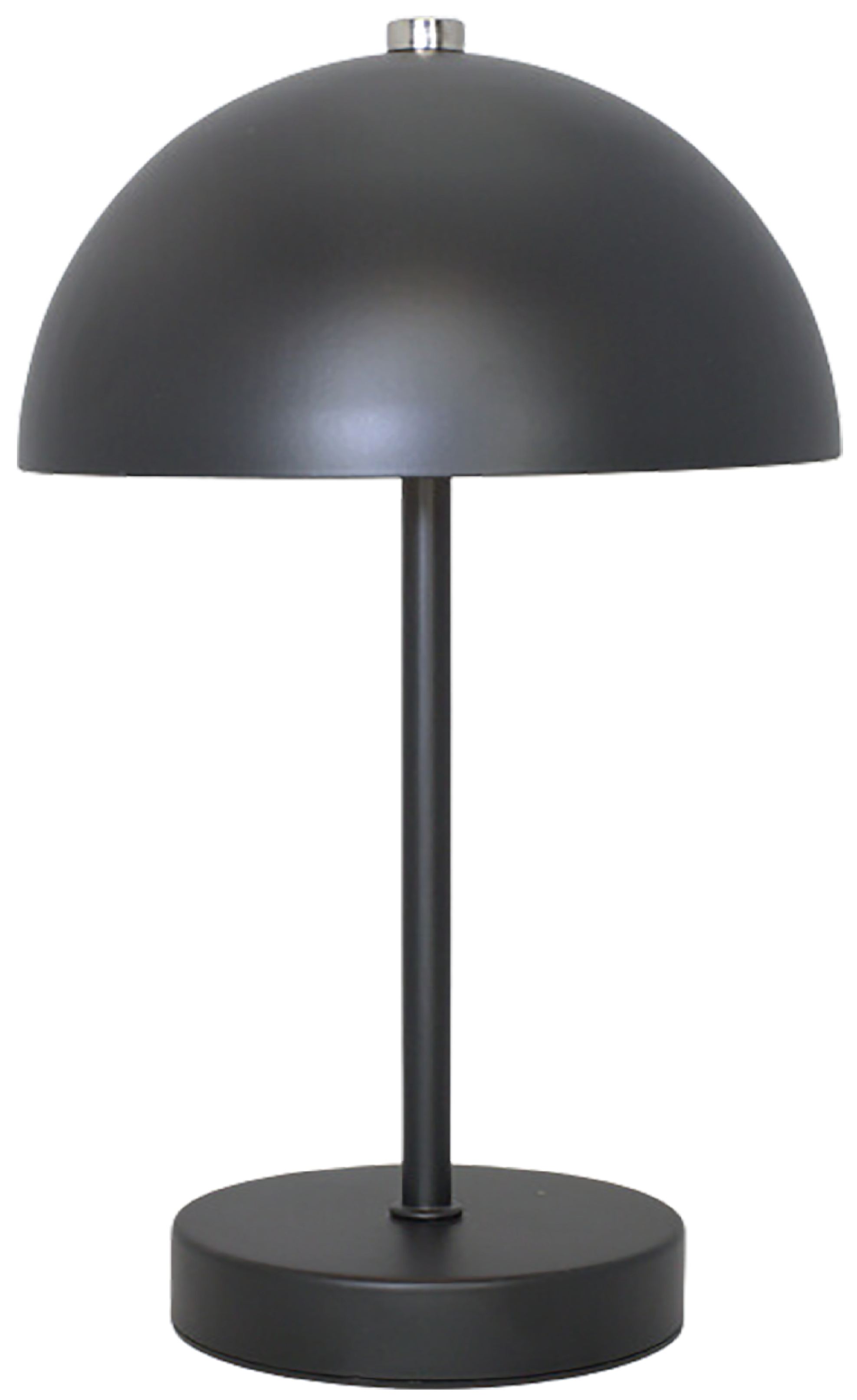 Bordlampe med touch, svart