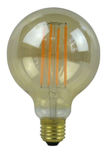 Billede af LED Decopære, 4W, Røgfarvet glas