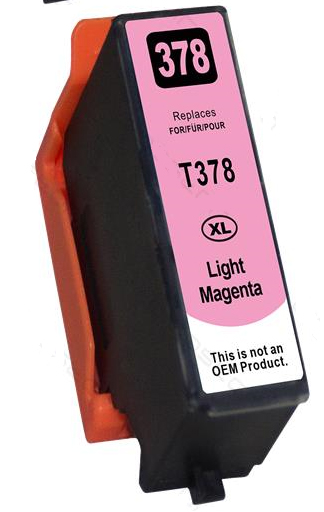 Køb Epson 378XL lys magenta blækpatron 13,2ml kompatibel C13T37964010 - Pris 100.00 kr.