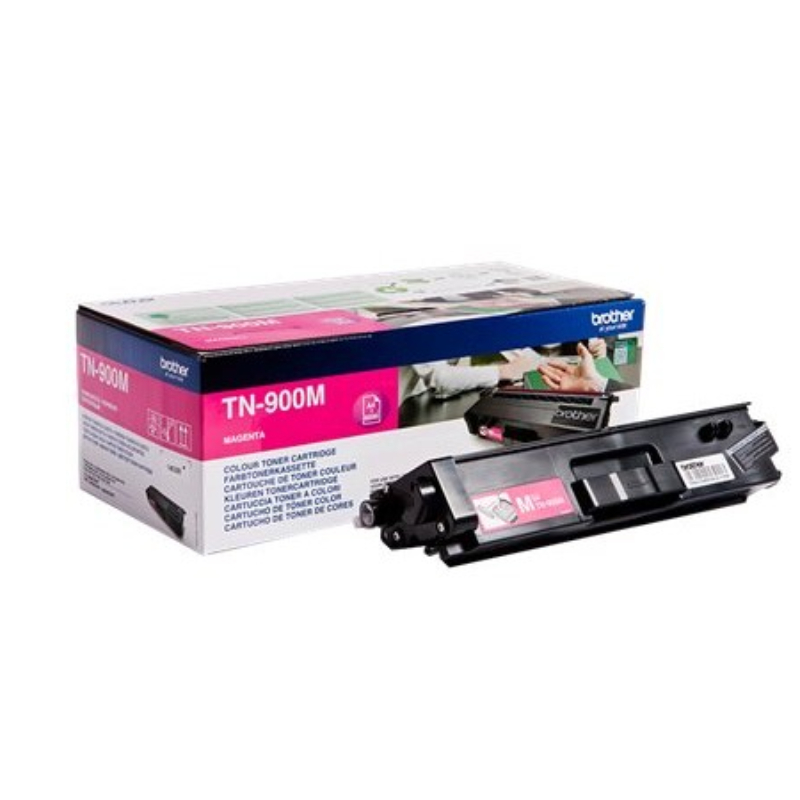 Billede af Brother TN900 M Magenta Lasertoner, Original hos Pixojet