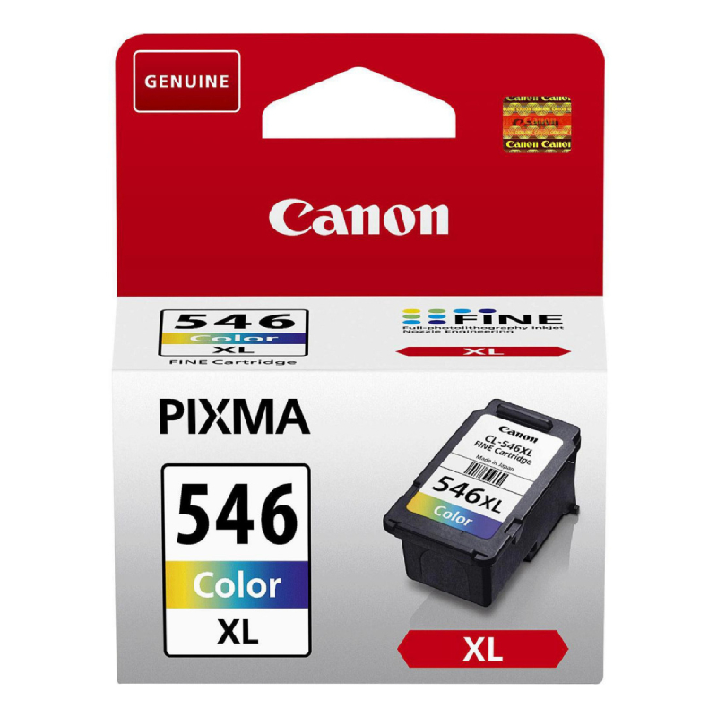 Køb Canon CL 546 XL (8288B001) 3-farve blækpatron, Original 300 sider - Pris 239.00 kr.