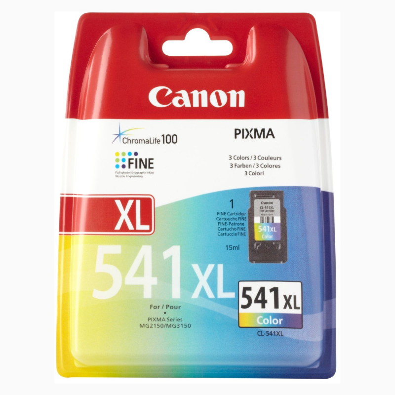 Køb Canon CL 541 XL C (5226B005) 3 farve blækpatron, Original - Pris 254.00 kr.