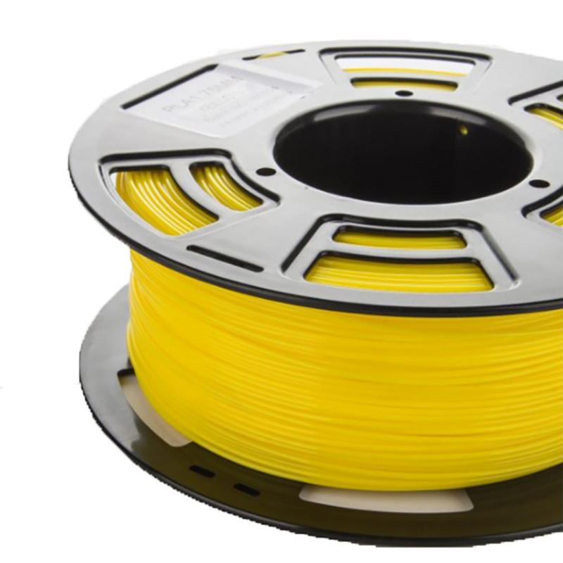 Køb SERO PLA filament til 3D printer, 1 kg, 1,75 mm. Gul - Pris 220.00 kr.