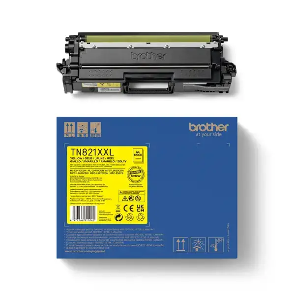 Brother TN 821 XXL Y Original Toner (12000 sidor)