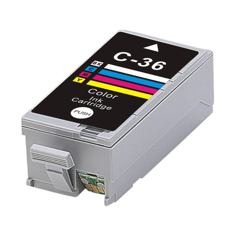 Køb Canon CLI 36C  blækpatron - Kompatibel - Farve 12,5 ml - Pris 33.00 kr.