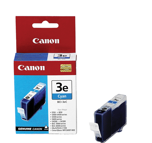 Køb Canon BCI-3EC  blækpatron - Original - Cyan 6,4 ml - Pris 109.00 kr.