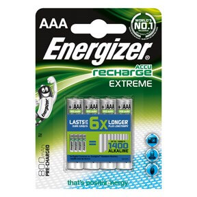 Billede af Energizer Extreme genopladelig AAA batteri, 4 stk hos Pixojet