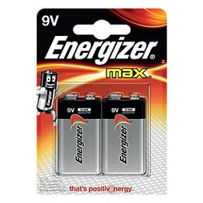 Se Energizer 9V batteri MAX, 2 stk hos Pixojet