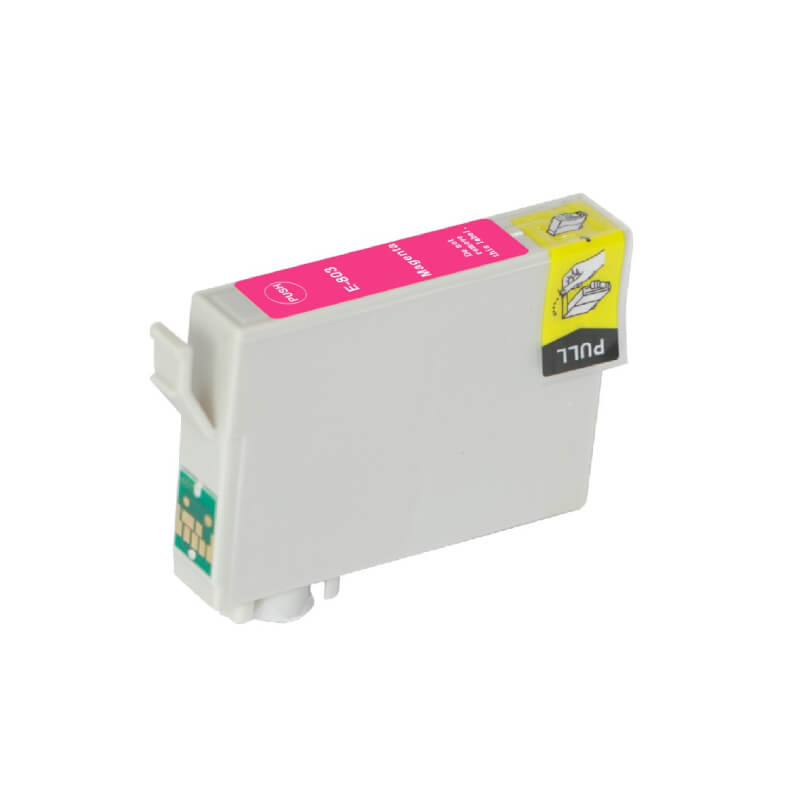 Køb Epson T0803 M Magenta kompatibel blækpatron (13,5 ml) C13T08034011 - Pris 56.00 kr.