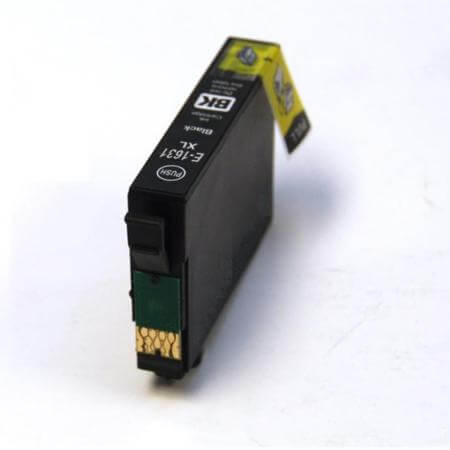 Køb Epson T1631 BK (16 XL) sort kompatibel blækpatron (18 ml) - Pris 50.00 kr.