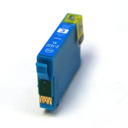 Køb Epson T1632 (16 xl) cyan kompatibel blækpatron (15 ml) - Pris 51.00 kr.