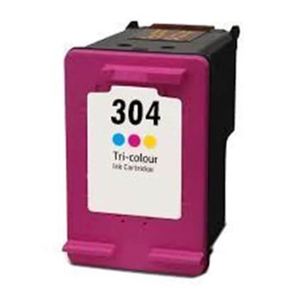 Køb Kompatibel HP 304 XL - FN9K07AE blækpatron farve 18 ml CMY - Pris 206.00 kr.