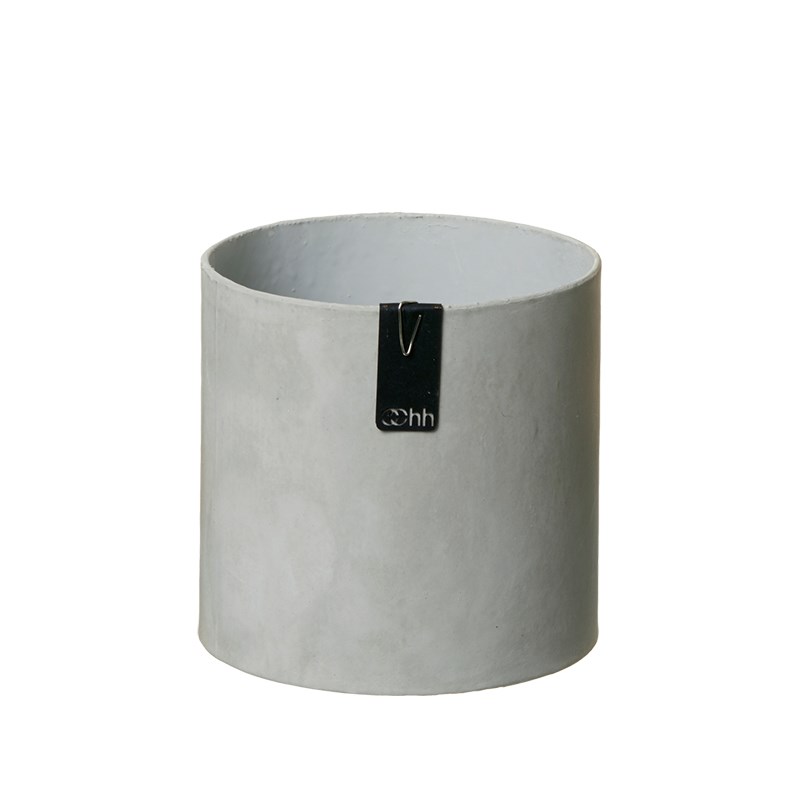 OOHH Tokyo cylinder Pot, Grey D13 X H13