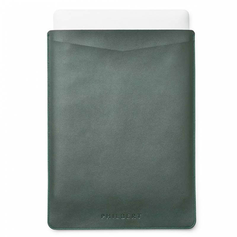 Philbert Ultra Slim Sleeve incl strap MacBook 15'', Green thumbnail