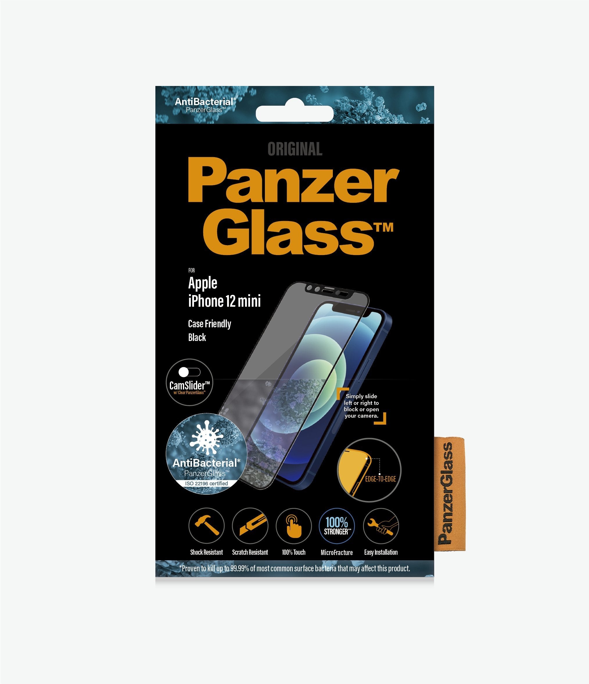 PanzerGlass iPhone 12 Mini - CamSlider, sort thumbnail