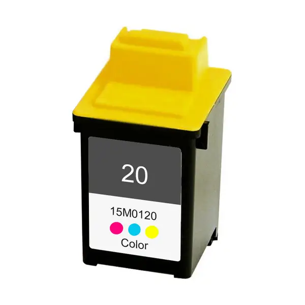 Pixojet blækpatron Lexmark 20 Color - 15M0120 Color 22 ml