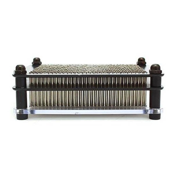 PinArt - 3D pladekunst, sort/slv