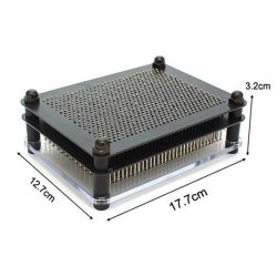 PinArt - 3D pladekunst, sort/slv