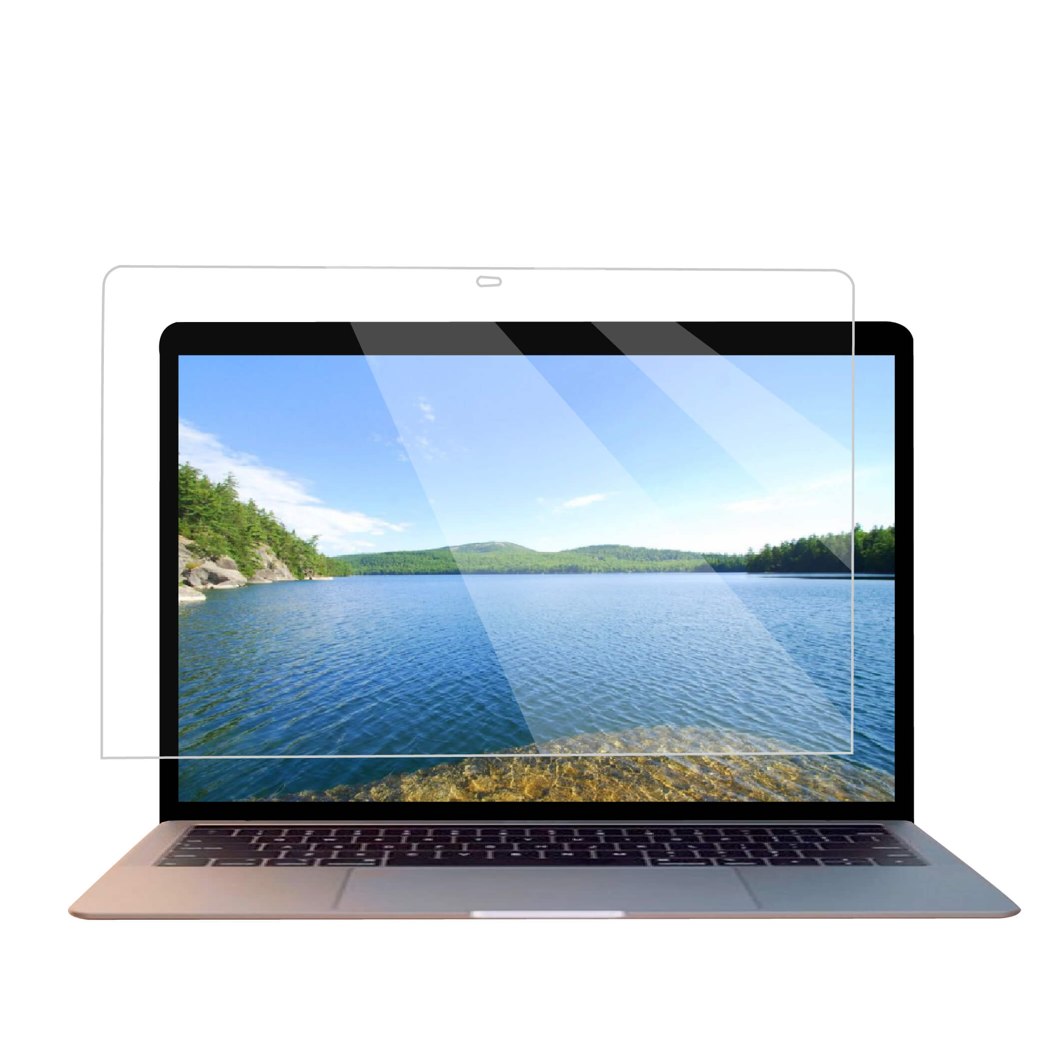 Se SERO Tempered Glasbeskyttelse til MacBook 13" PRO hos Randomshop
