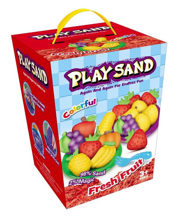 Se Kinetic Sand, Frisk frugt, 908 g (4 farver) hos Pixojet