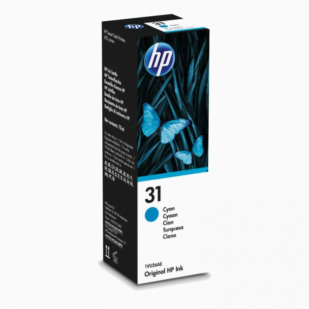 HP 31 C blkpatron - 1VU26AE Original - Cyan 70 ml