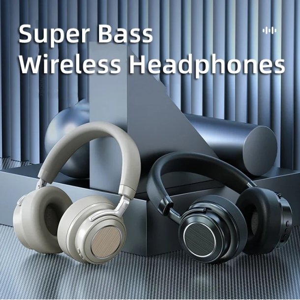 Bluetooth hretelefoner VJ 364 m. noise-cancelling, sort