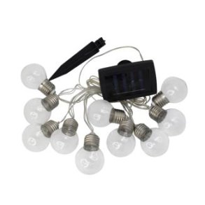 LED ljusslinga - utomhus m.solcellsfunktion, 20 lampor, 5,8 m