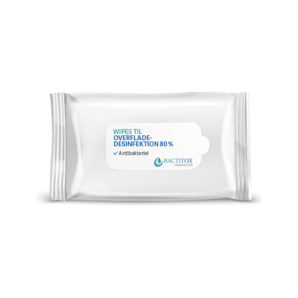 Bactitox Wipes f&ouml;r Ytdesinfektion 80% (20 st)