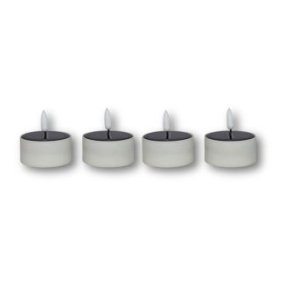 LED värmeljus m.solcellsfunktion, 4 st