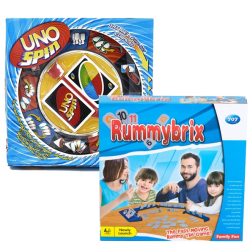 Uno Spin &amp; Rummikub - Sampack