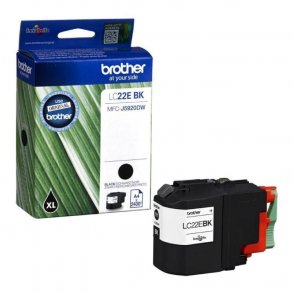 Brother ink cartridge LC22EBK black 2400 pages, original