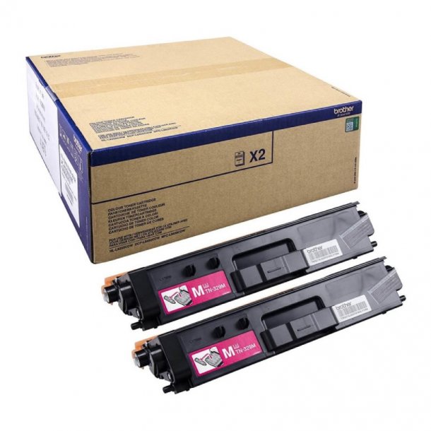 Brother TN329M Combo Pack 2 pcs Toner - TN329MTWIN Original - Magenta 12000 pages