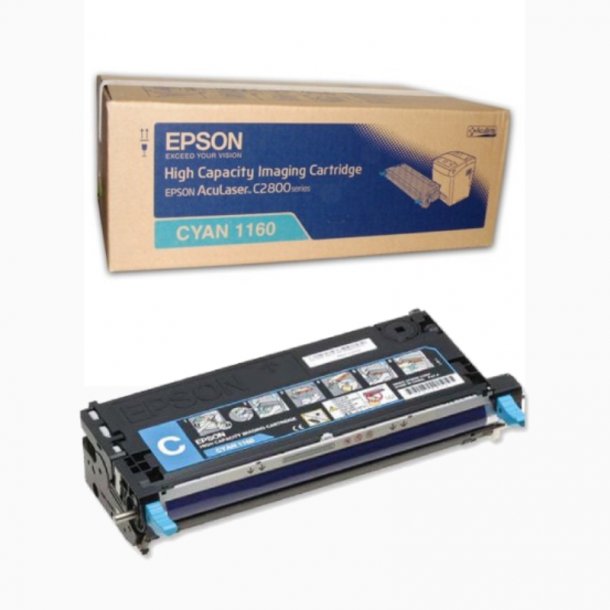 Epson Aculaser C2800 C - Cyan 6000 sider - Original Toner C13S051160